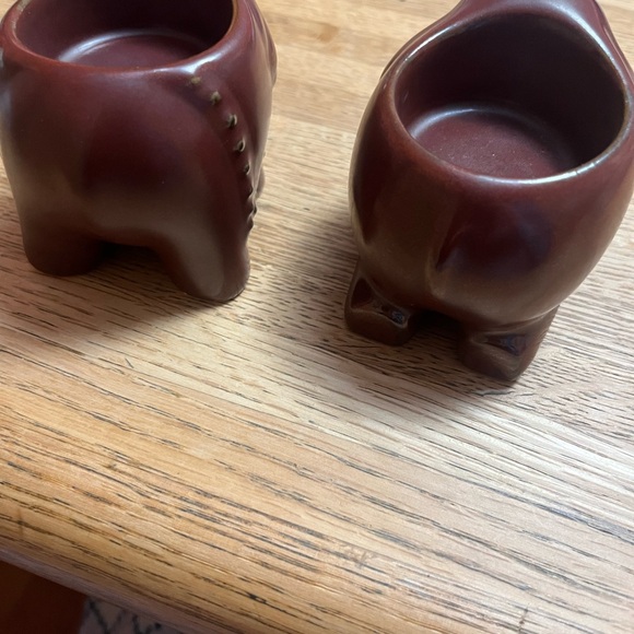 Set of two party lite elephant tea candle holders - Picture 8 of 15